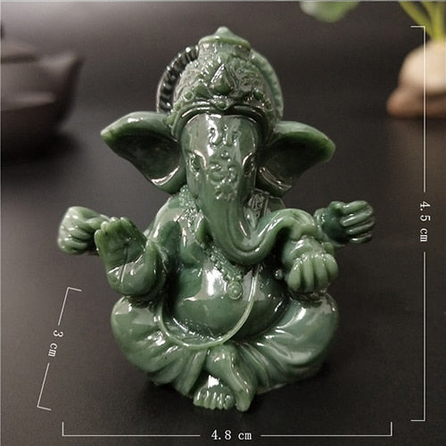 Gold Lord Ganesha Buddha Statue Elephant God Gold Lord Ganesha Buddha Statue Elephant God