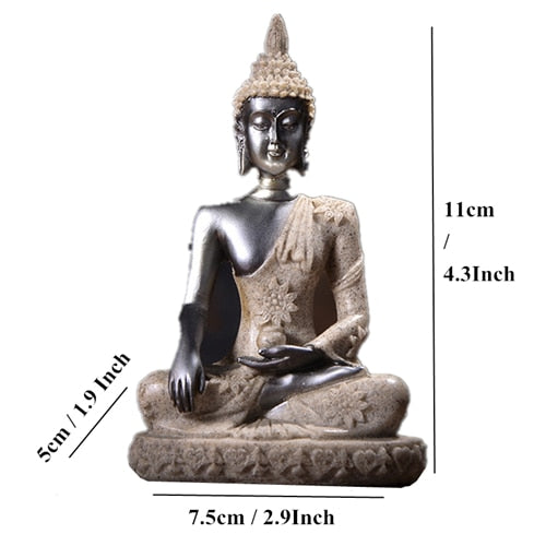 VILEAD 16 Style Buddha Statue Nature Sandstone Thailand VILEAD 16 Style Buddha Statue Nature Sandstone Thailand