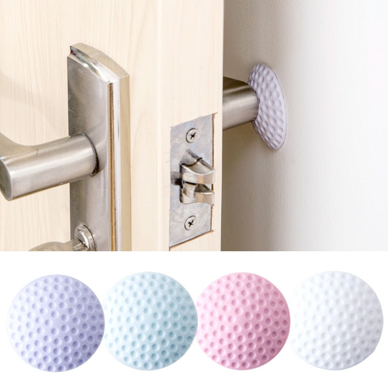 4 Pcs/set Rubber Thickening Mute Anti-collision Doorknob Gate Lock Antivibration 4 Pcs/set Rubber Thickening Mute Anti-collision Doorknob Gate Lock Antivibration