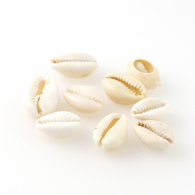 20Pcs 10-17mm Gold/Silver Plated Natural Color Shell 20Pcs 10-17mm Gold/Silver Plated Natural Color Shell