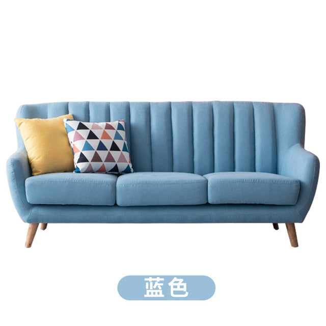 Fashion Simple Style Living Room Sofa 3 seater Cloth Sofa Fabric Sofa Bed Couch Fashion Simple Style Living Room Sofa 3 seater Cloth Sofa Fabric Sofa Bed Couch