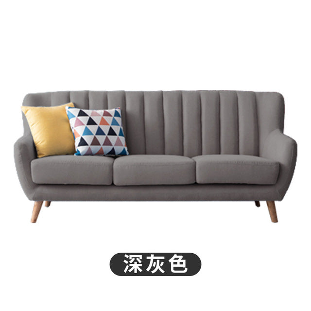 Fashion Simple Style Living Room Sofa 3 seater Cloth Sofa Fabric Sofa Bed Couch Fashion Simple Style Living Room Sofa 3 seater Cloth Sofa Fabric Sofa Bed Couch