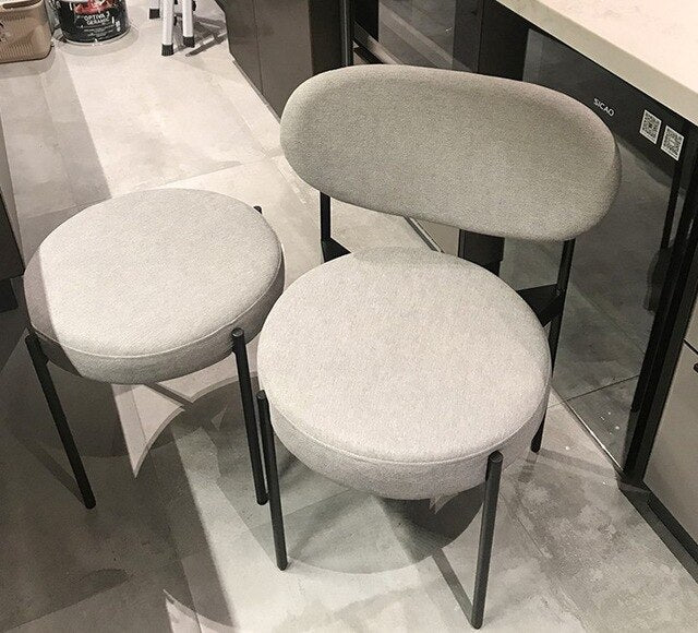 Nordic Metal Dining Chair Home Modern Nordic Metal Dining Chair Home Modern