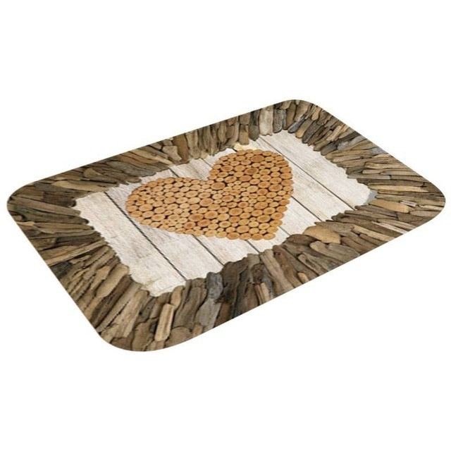 Modern Printed Flannel Area Rug 3D HOME Letter Printed Modern Printed Flannel Area Rug 3D HOME Letter Printed