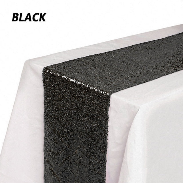 Gold Sequin Table Runner Glitter Home Textile Gold Sequin Table Runner Glitter Home Textile