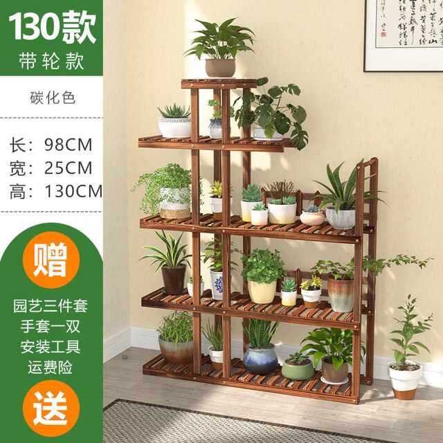 Wooden Flower Rack Plant Stand Multi Flower Stand Shelves Bonsai Display Wooden Flower Rack Plant Stand Multi Flower Stand Shelves Bonsai Display