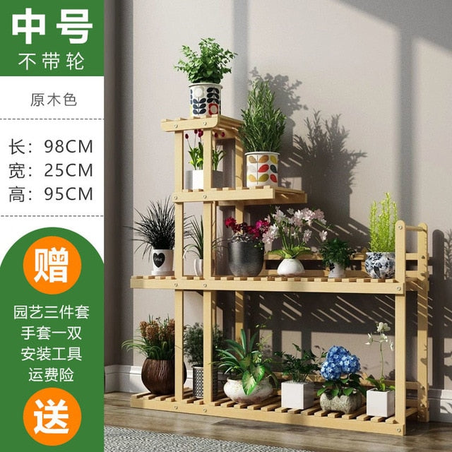 Wooden Flower Rack Plant Stand Multi Flower Stand Shelves Bonsai Display Wooden Flower Rack Plant Stand Multi Flower Stand Shelves Bonsai Display