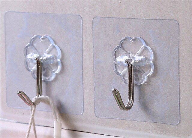 1/10Pcs Strong Home Kitchen Hooks Transparent Suction Cup Sucker Wall Hooks Hanger 1/10Pcs Strong Home Kitchen Hooks Transparent Suction Cup Sucker Wall Hooks Hanger