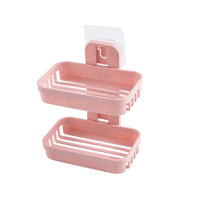2019 Bathroom Suction Cup Soap Dishes Plastic Holders Wall-mounted 2019 Bathroom Suction Cup Soap Dishes Plastic Holders Wall-mounted