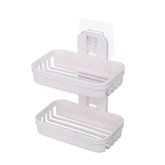 2019 Bathroom Suction Cup Soap Dishes Plastic Holders Wall-mounted 2019 Bathroom Suction Cup Soap Dishes Plastic Holders Wall-mounted