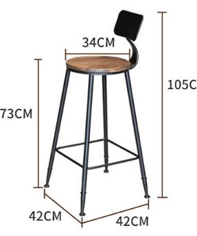 Industrial style retro bar table coffee shop solid wood wall high bar tables Industrial style retro bar table coffee shop solid wood wall high bar tables