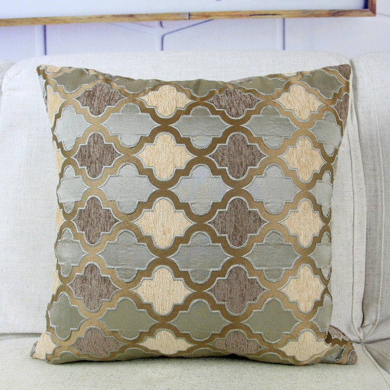 Grey/Coffee Cushion Cover Chenille Moroccan Style Home Decorative Pillow Case 45x45cm Grey/Coffee Cushion Cover Chenille Moroccan Style Home Decorative Pillow Case 45x45cm