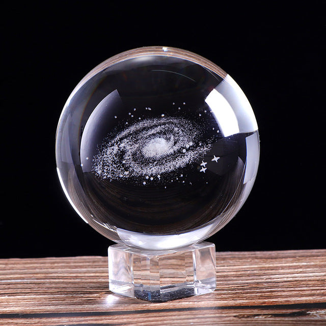 60mm/80mm 3D Laser Engraved Galaxy Crystal Ball 60mm/80mm 3D Laser Engraved Galaxy Crystal Ball