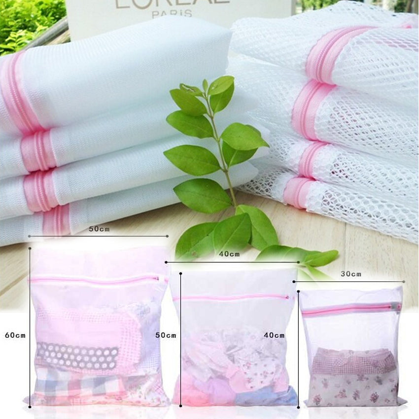 3 Sizes Zippered Mesh Laundry Wash Bags for Delicates Lingerie Socks Underwear 3 Sizes Zippered Mesh Laundry Wash Bags for Delicates Lingerie Socks Underwear