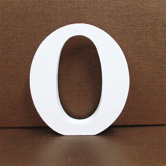 1pc 10CMX10CM White Wooden Letter English Alphabet 1pc 10CMX10CM White Wooden Letter English Alphabet