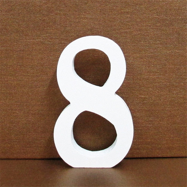 1pc 10CMX10CM White Wooden Letter English Alphabet 1pc 10CMX10CM White Wooden Letter English Alphabet