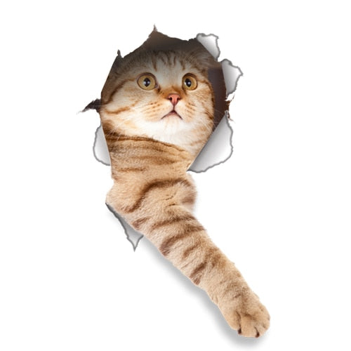 Cats 3D Wall Sticker Toilet Stickers Hole View Vivid Dogs Bathroom Cats 3D Wall Sticker Toilet Stickers Hole View Vivid Dogs Bathroom
