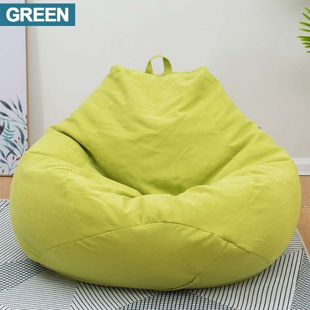 Lazy BeanBag Sofas without Filler Linen Cloth Lounger Seat Bean Bag Cover Chairs Pouf Puff Couch Tatami Living Room Furniture Lazy BeanBag Sofas without Filler Linen Cloth Lounger Seat Bean Bag Cover Chairs Pouf Puff Couch Tatami Living Room Furniture