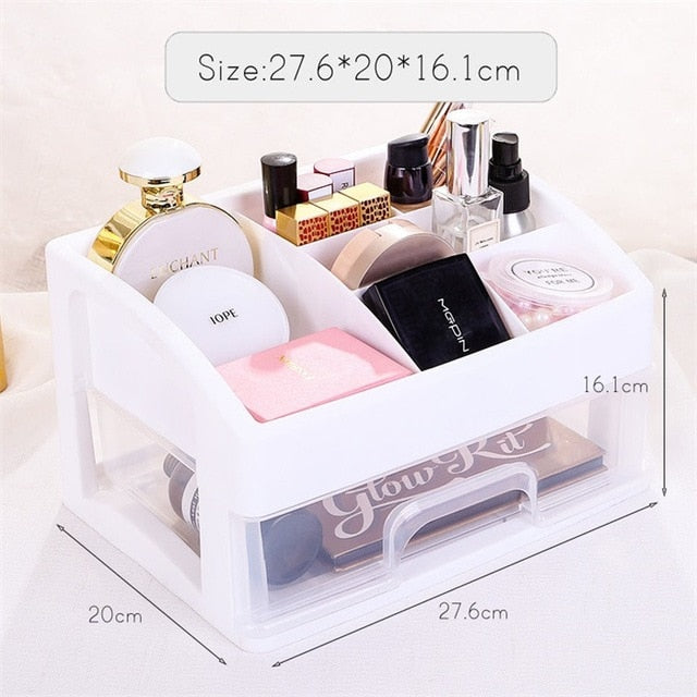 Makeup Organizer Drawers Plastic Cosmetic Storage Box Makeup Organizer Drawers Plastic Cosmetic Storage Box