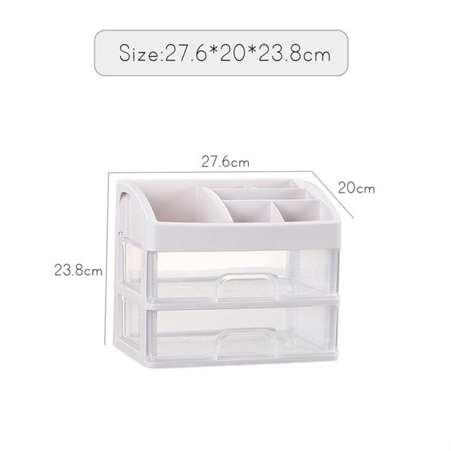 Makeup Organizer Drawers Plastic Cosmetic Storage Box Makeup Organizer Drawers Plastic Cosmetic Storage Box