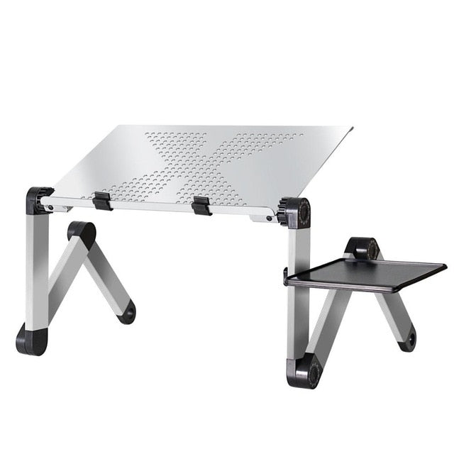 Adjustable Aluminum Laptop Desk Ergonomic Portable TV  Pad Adjustable Aluminum Laptop Desk Ergonomic Portable TV  Pad