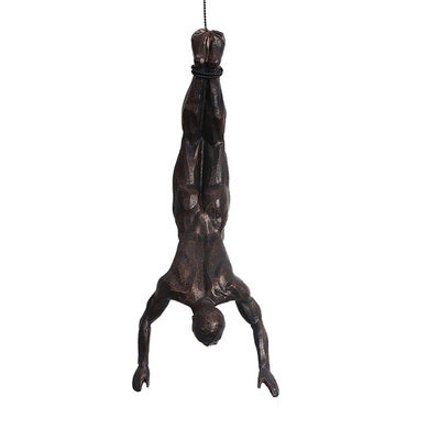 Industrial Style Climbing Man Resin Iron Wire Wall Industrial Style Climbing Man Resin Iron Wire Wall