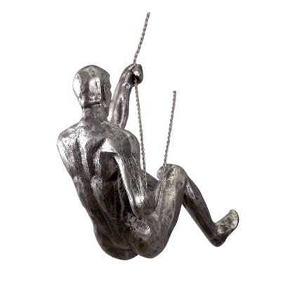Industrial Style Climbing Man Resin Iron Wire Wall Industrial Style Climbing Man Resin Iron Wire Wall