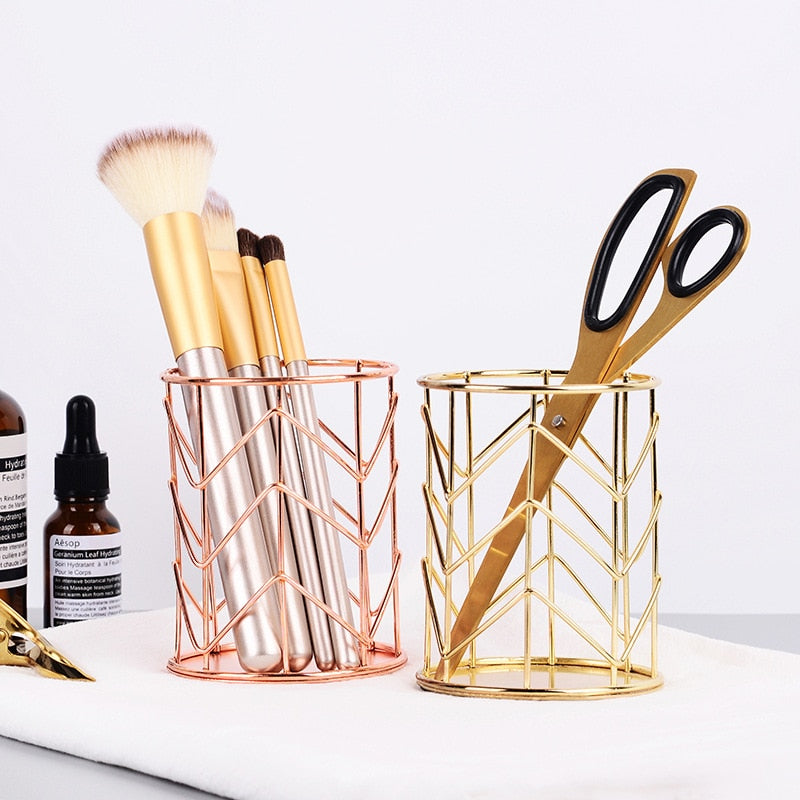 2 Colors Makeup Storage Box Cylindrical Case Storage 2 Colors Makeup Storage Box Cylindrical Case Storage