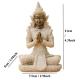 VILEAD 16 Style Buddha Statue Nature Sandstone Thailand