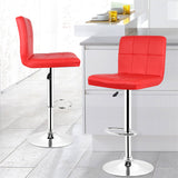 2pcs Modern Fashion Bar chair Soft PU Leather Barstool Chair