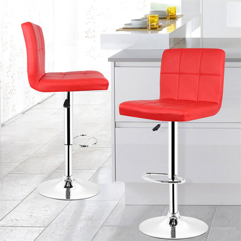 2pcs Modern Fashion Bar chair Soft PU Leather Barstool Chair