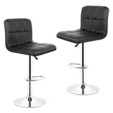 2pcs Modern Fashion Bar chair Soft PU Leather Barstool Chair