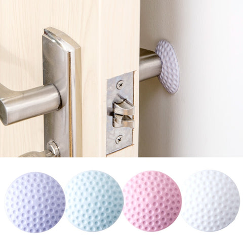 4 Pcs/set Rubber Thickening Mute Anti-collision Doorknob Gate Lock Antivibration