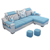 3 Seat Linen  Living Room Sofa Set Home Furniture Modern Design