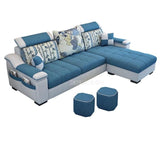 3 Seat Linen  Living Room Sofa Set Home Furniture Modern Design