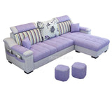 3 Seat Linen  Living Room Sofa Set Home Furniture Modern Design