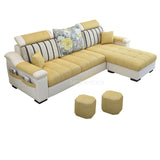 3 Seat Linen  Living Room Sofa Set Home Furniture Modern Design