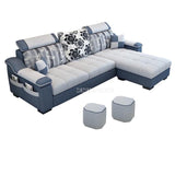 3 Seat Linen  Living Room Sofa Set Home Furniture Modern Design