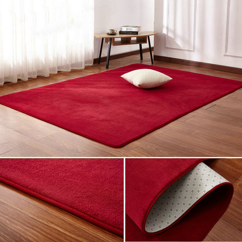 160x200cm Short-haired coral velvet carpet living room floor mat