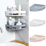 Hot Bathroom Corner Shelves Shampoo Holder Kitchen Storage