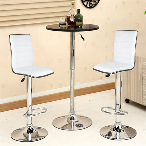 Adjustable 2PCS/Set Lift Rotating Swivel Bar Stool