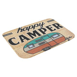 Modern Printed Flannel Area Rug 3D HOME Letter Printed