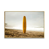 Canvas Painting Seascape Poster Beach Sea Tree Sand Ocean