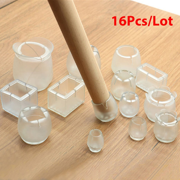 16Pcs/Lot Table Chair Leg Mat Silicone