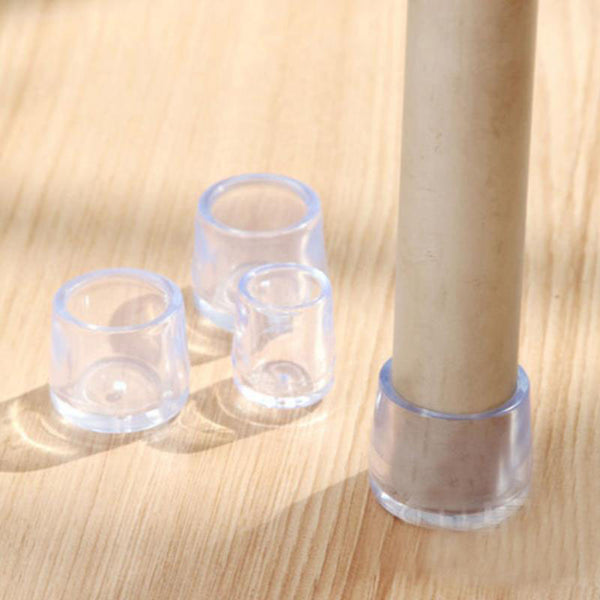 4pcs Home Chair Leg Caps Rubber Feet Protector