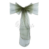 One Sheer Organza Chair Sash Bow