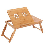 Actionclub Portable Folding Bamboo Laptop Table Sofa Bed