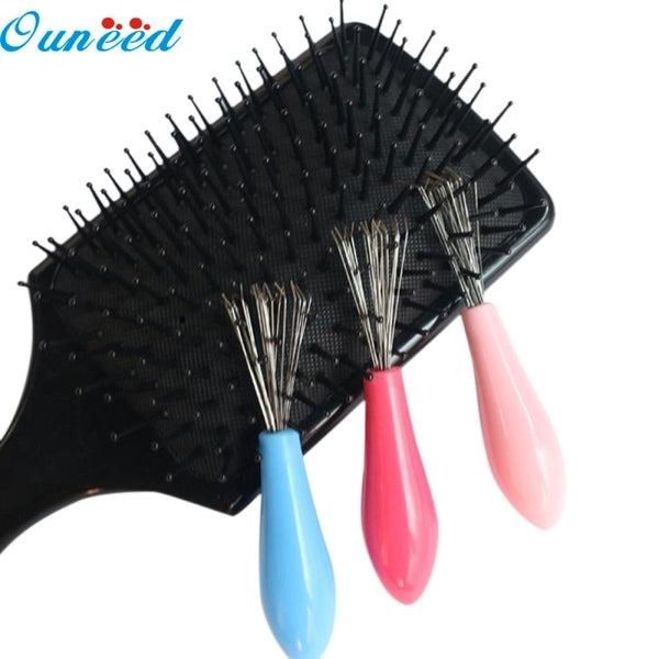 Ouneed Happy Home  1PC Hair Brush Comb Cleaner