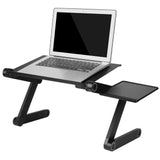 Adjustable Aluminum Laptop Desk Ergonomic Portable TV  Pad