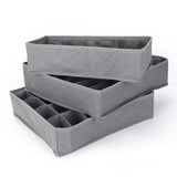 New 3pcs/lot 3 In 1 Bamboo Storage Box Container Drawer